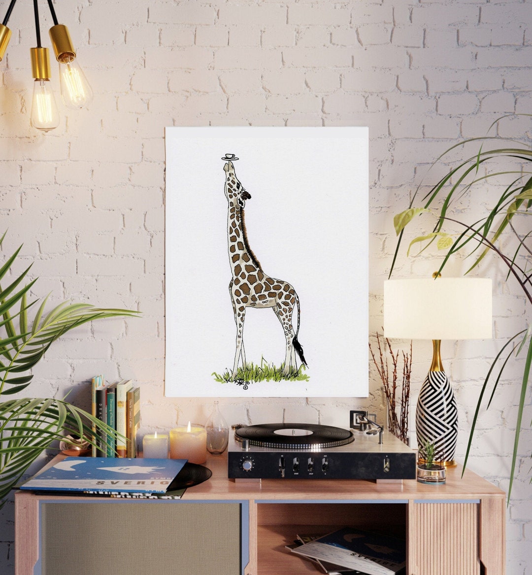 Coffee Creature Giraffe With Espresso Etsy