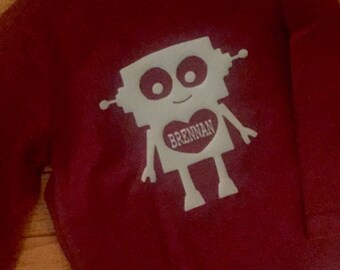 Personilized Boys Valentine shirt