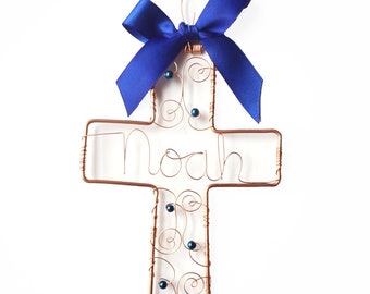 First Communion Gift Girl, First Holy Communion Cross, Personalized Gift for Girl First Communion Wall Cross