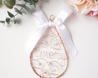 Memorial Ornament for Lost Loved One In Loving Memory Ornament Sympathy Gift for Mother Father Loss Gift Your Wings Were Ready Bereavement