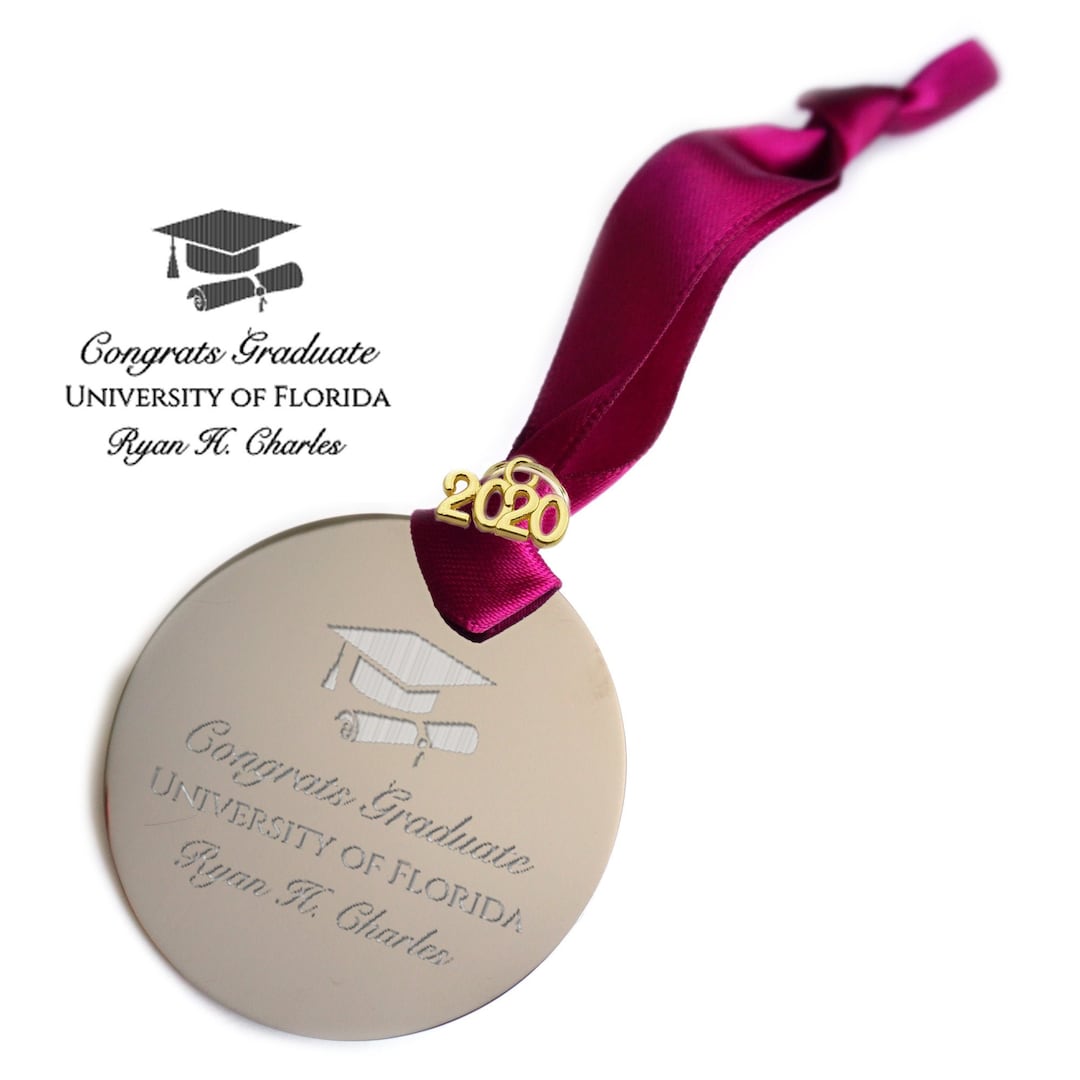 University Graduation Ornament, 2 Inch Personalized Christmas Ornament ...