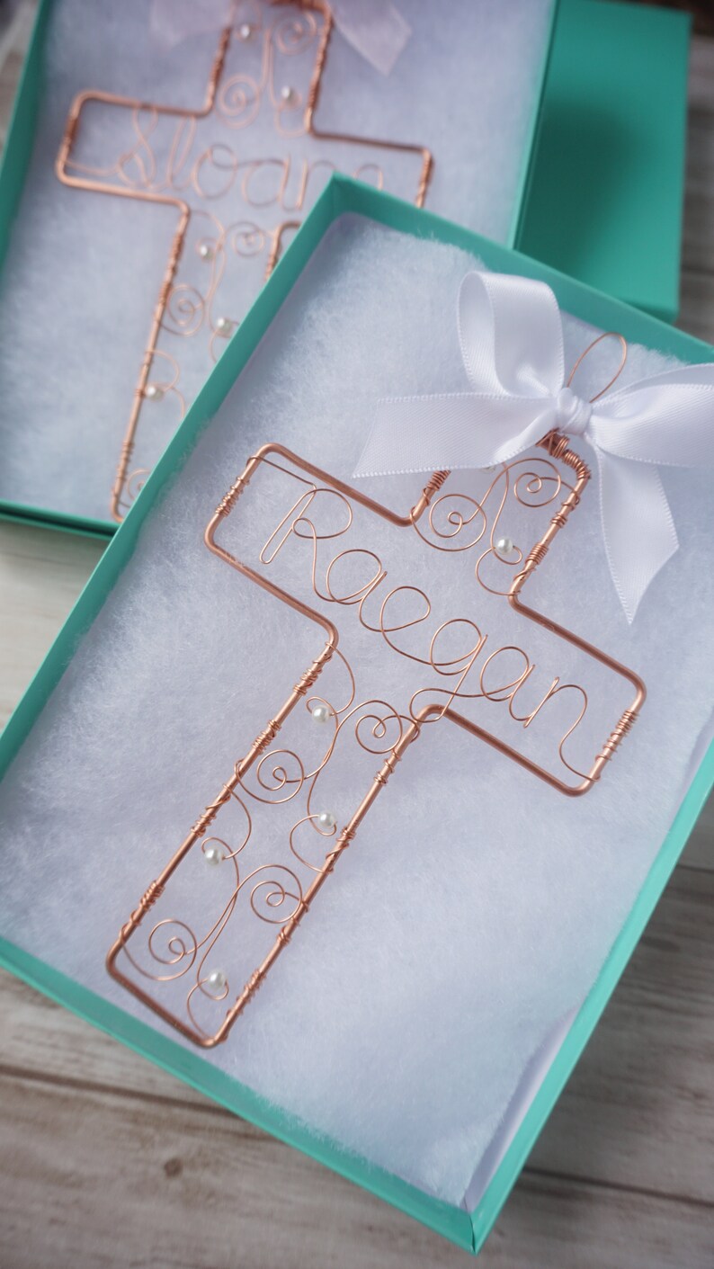 Personalized Wall Cross First Communion Gift Boy Custom Cross Etsy