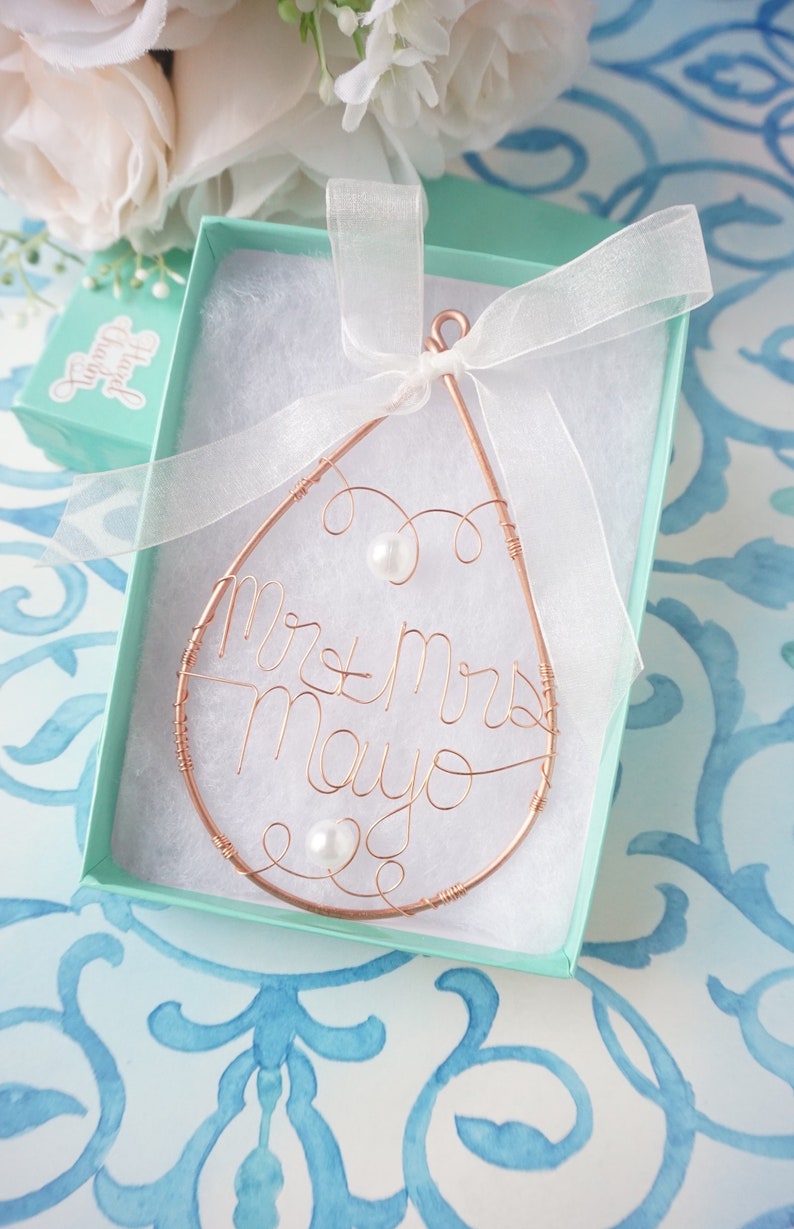 Engagement Ornament Engaged Christmas Ornament Custom Etsy