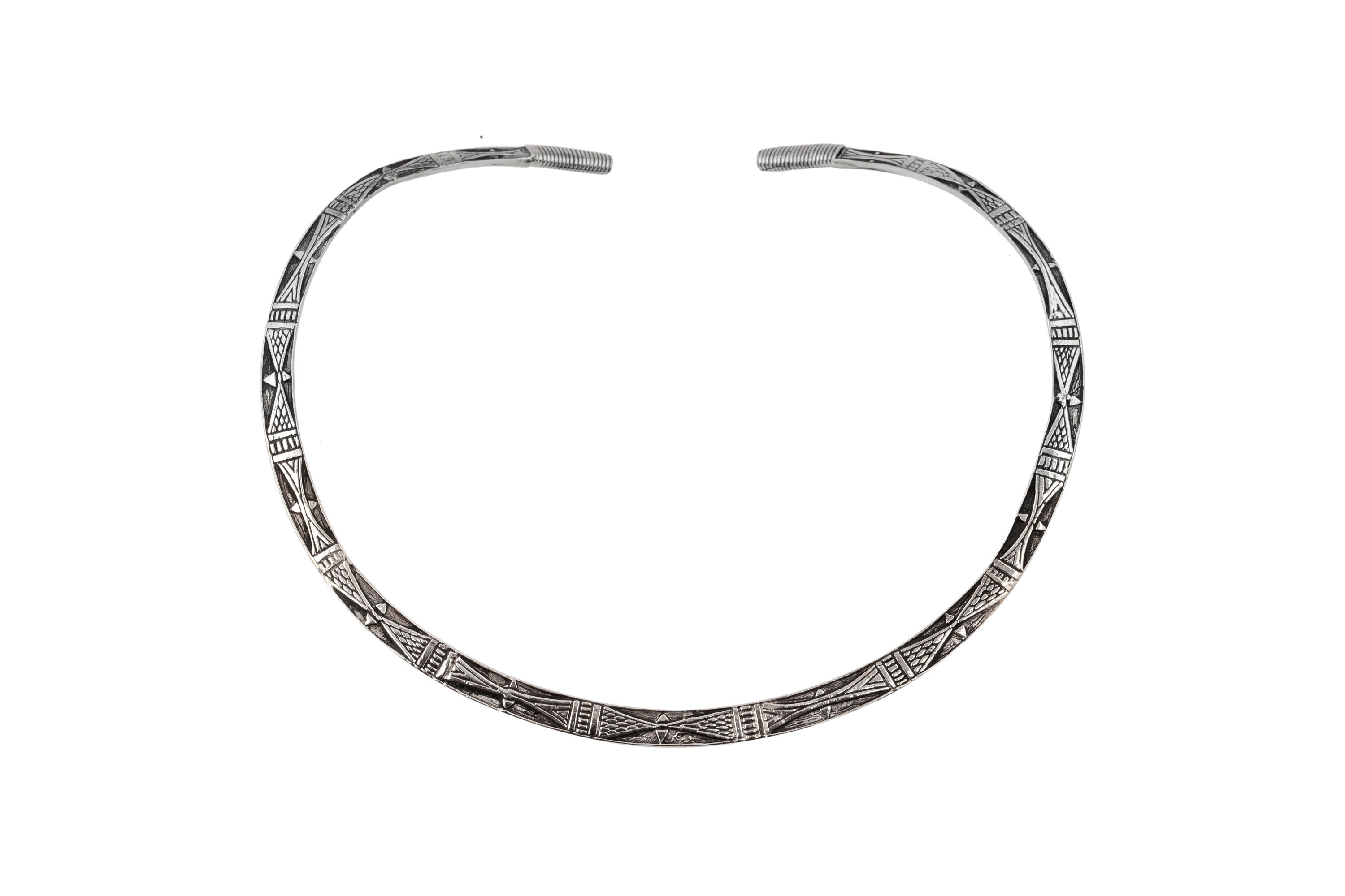 Tribal Choker THE AMBHIKA CHOKER White Brass Choker Etsy