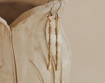 New Collection , Long earrings , THE NIA EARRINGS , Bohemian dangle earrings , Timeless earrings , Statement Jewellery