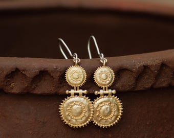 Ethnic earrings , THE KAAVYA EARRINGS , Bohemian dangle earrings , Timeless earrings , Beautiful earrings