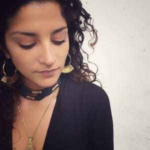 Big Earrings , Large Hoop earrings , THE SEMIYA HOOPS, brass earrings , statement earrings , African earrings , Tribal earrings