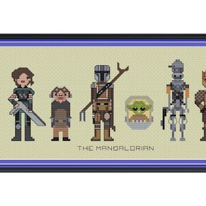 SW Western Space Warriors Cross Stitch DIGITAL PDF (pattern only) Unofficial