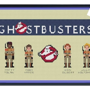 Ghostbusters Unofficial Cross Stitch DIGITAL PDF (pattern only)