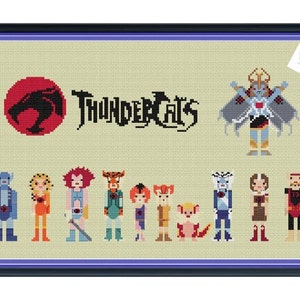 Thundercats Unofficial Cross Stitch DIGITAL PDF (pattern only)