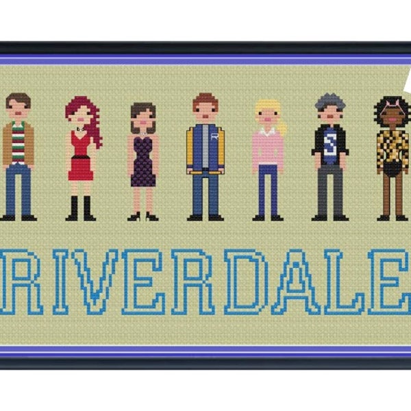 Riverdale Unofficial Parody Cross Stitch DIGITAL PDF (pattern only)
