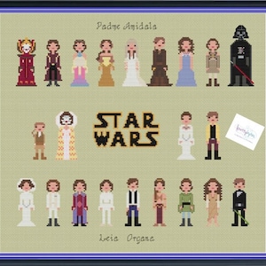 Mother and Daughter Space SW Sampler Parody Unofficial Cross Stitch DIGITAL PDF (pattern only)