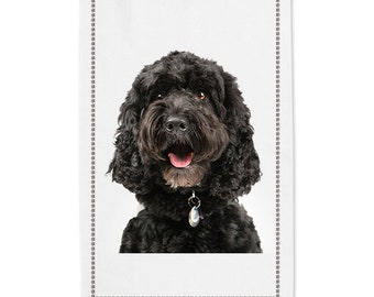 cockapoo tea towel