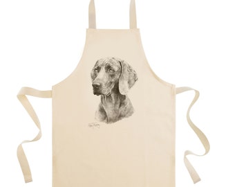 Howard Robinson Black & Tan Dachshund Dog Breed Cotton Drill Bib Apron Cook/Chef 