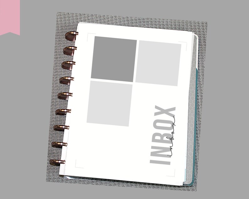 Vellum Dashboard Inbox Teacher Planner Insert 32lb Etsy