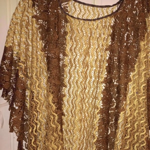 Damas kaftan guipure encaje maxi talla UK 20 22 24