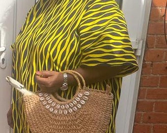 Ladies kaftan midi size UK 120 22 24 26 28 30