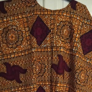 African print kaftan dress size UK 16 up to 30