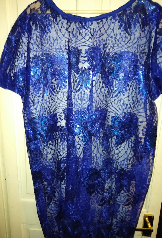 blue lace dress size 18 Blue Lace Barely There Dress - Sultry Elegance, M Ellae Lisque - Perfect Lace Dress for Date Nights