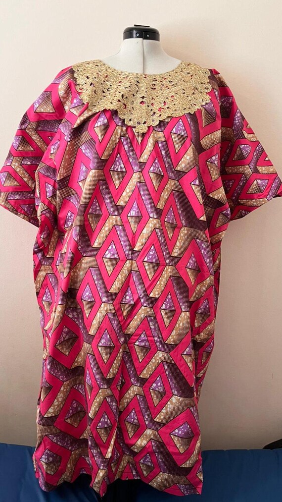 Ladies Plus African Print Dress Size up 24 26 - Etsy