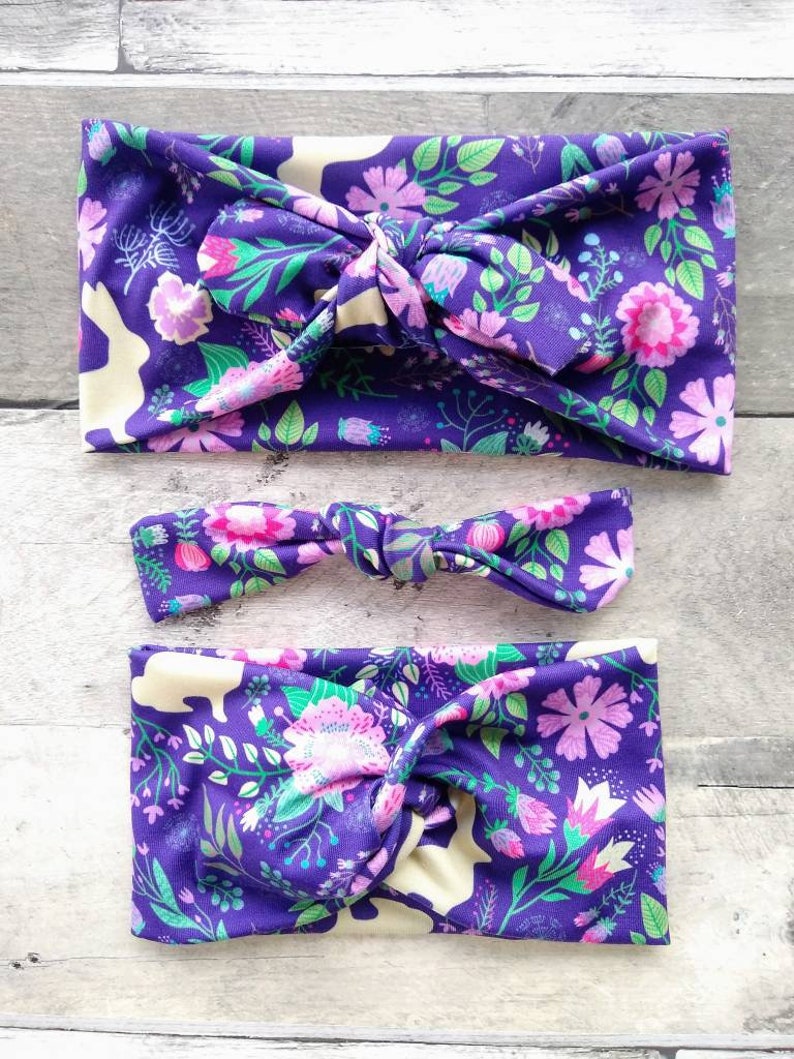 matching mommy and me Easter bunny headband extra wide headband Easter baby mom and daughter match Easter mommy /& me headbands