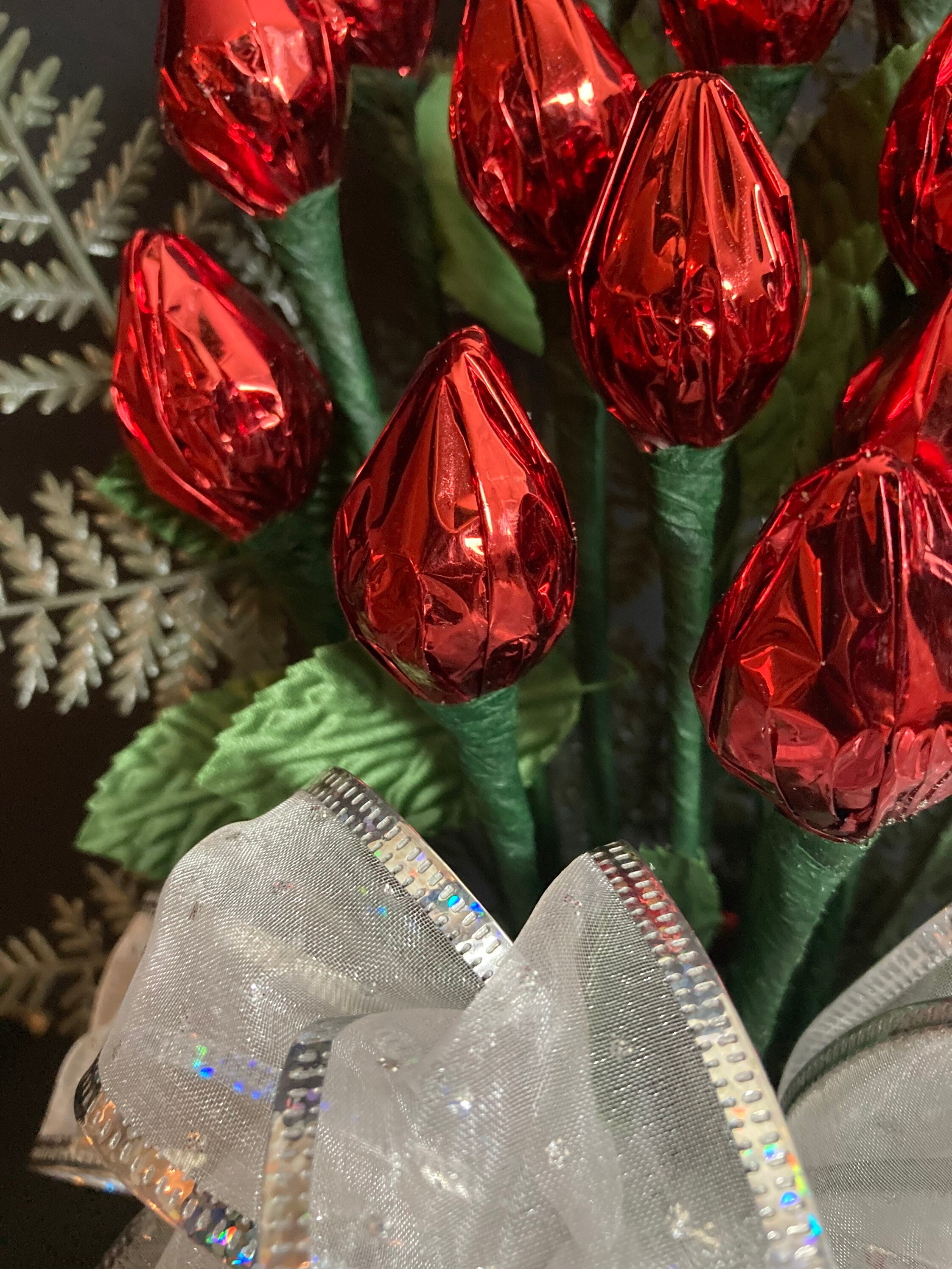 Be You Tiful Hershey Kisses Red Rose Bouquet Etsy