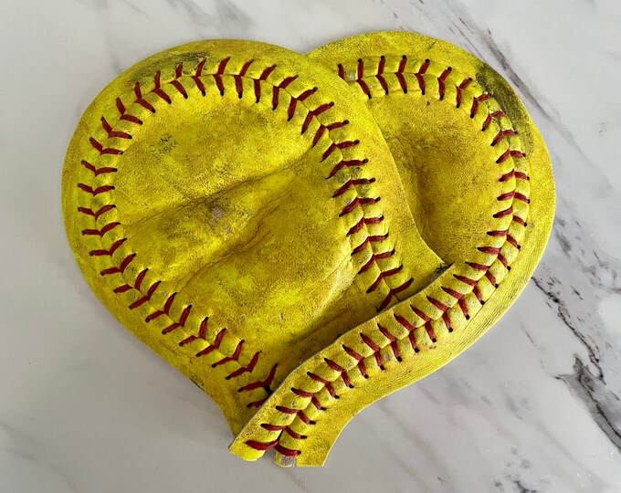 Heart Shaped Softball, Ball ONLY Etsy