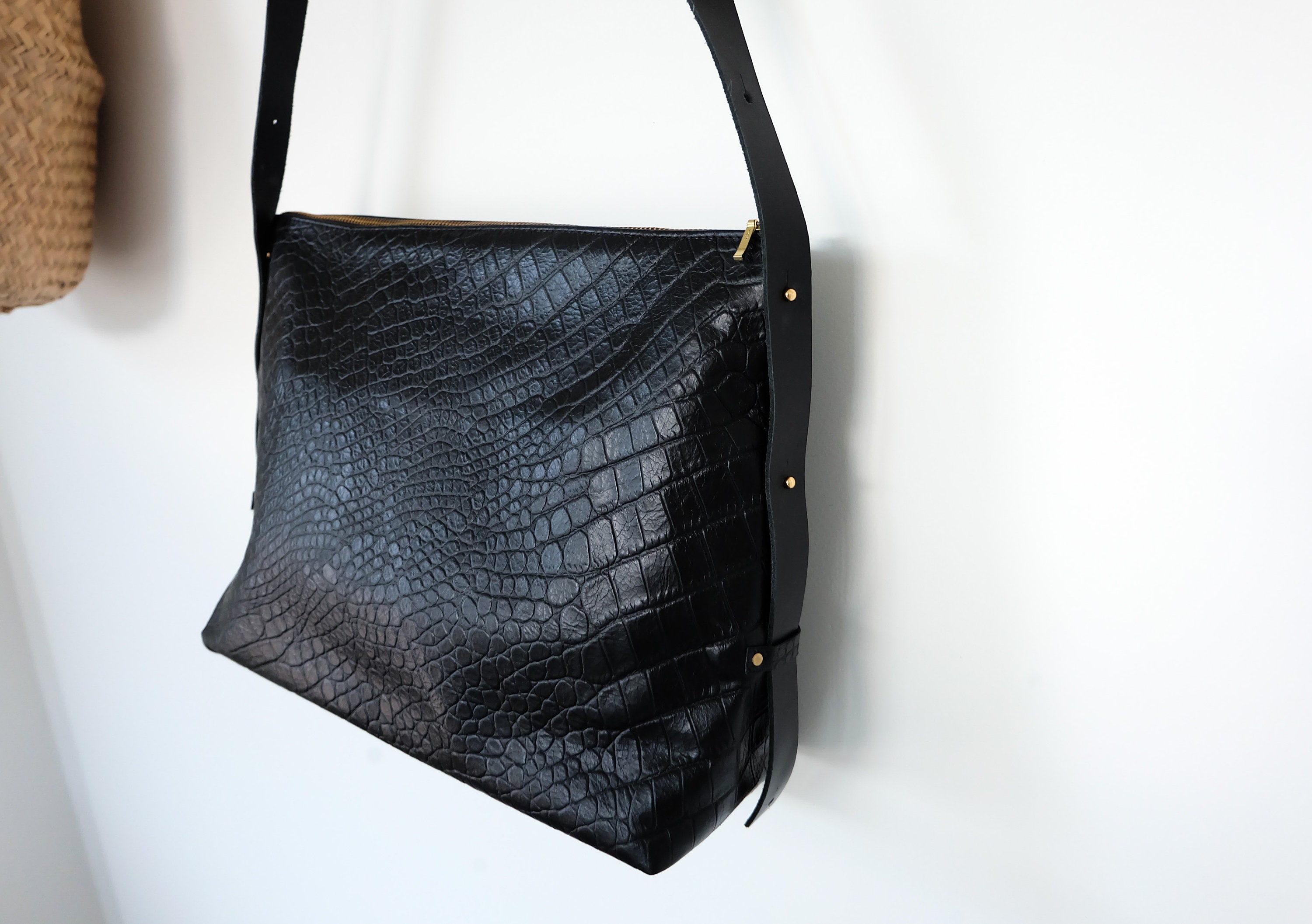 Croc Leather Bag -  Canada