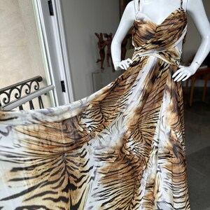 RESERVED - Do Not Buy - Roberto Cavalli Tiger Stripe Dress