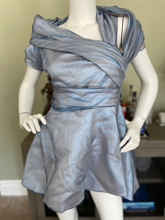 Christian Dior by John Galliano Iridescent Blue M… - image 8