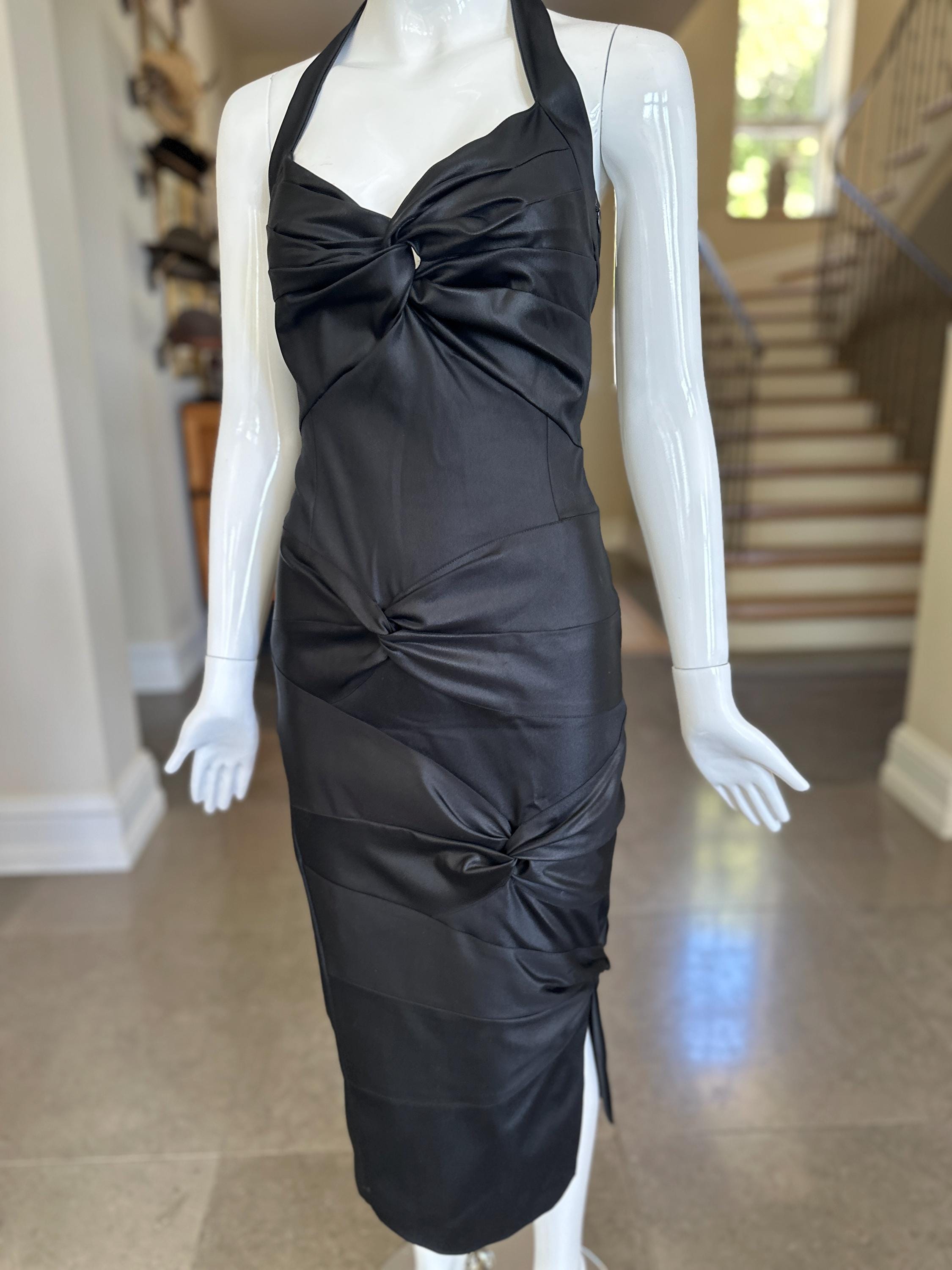Christian Dior by John Galliano 2003 Black Knot Accented