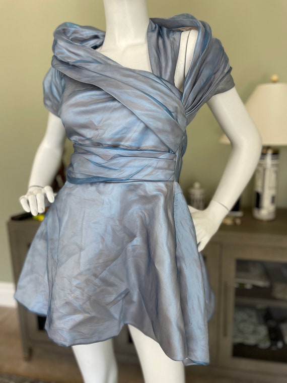 Christian Dior by John Galliano Iridescent Blue M… - image 3