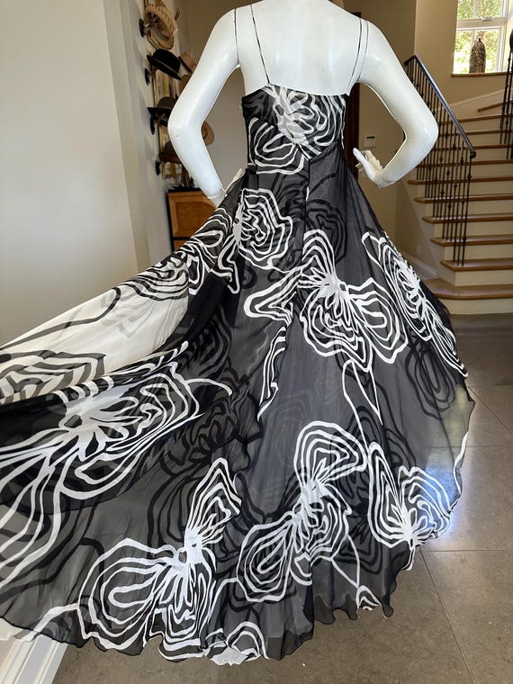 Valentino Vintage Silk Evening Dress UK