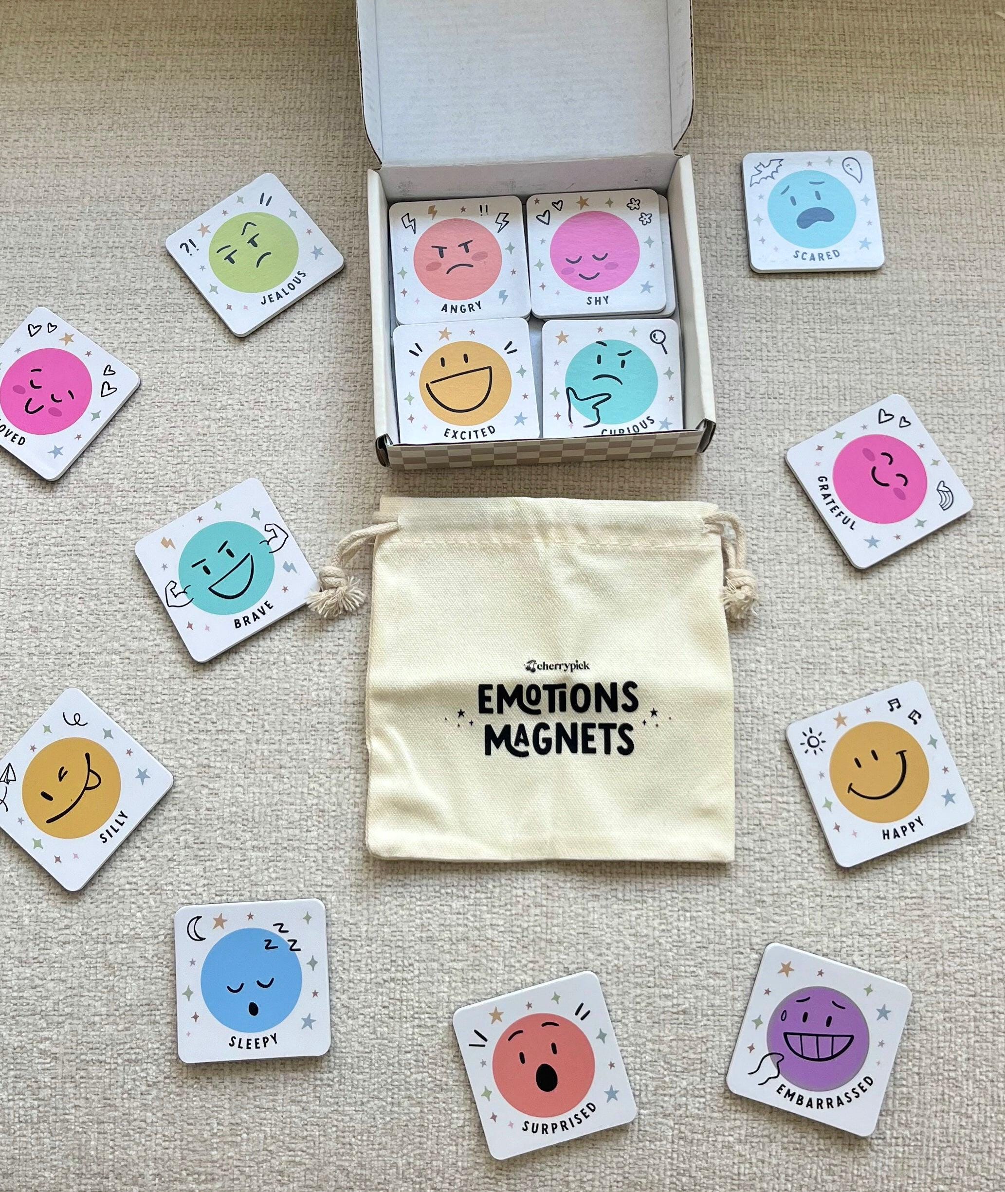 南雲 emotions Emotions Magnets - Soft Foam Magnets (20pc Set) - Etsy