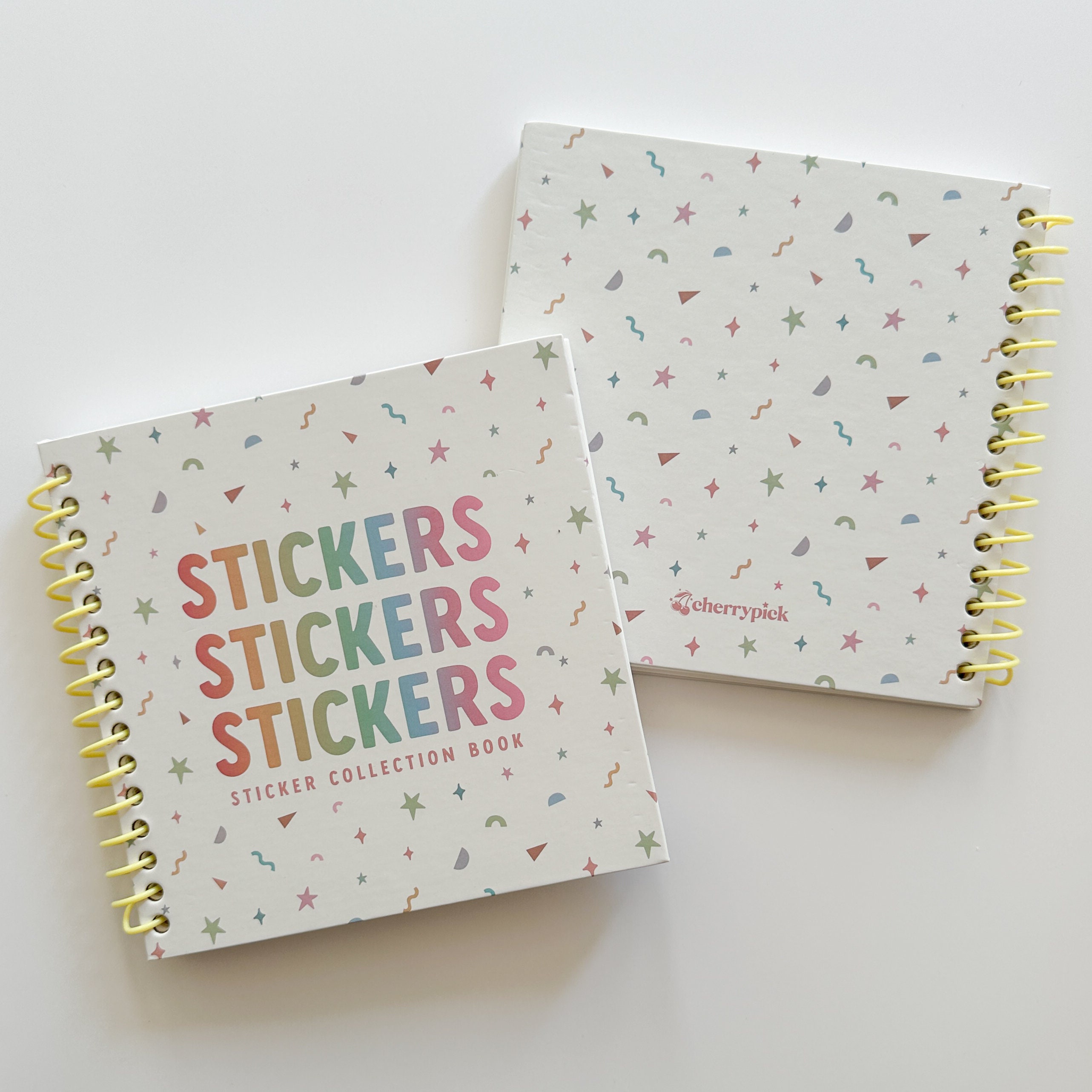 Confetti Sticker Collection Book | Reusable Sticker Album | Sticker ...
