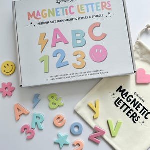 Soft Foam Magnetic Letters & Symbols 150pc Set - Compatible With Magic ...