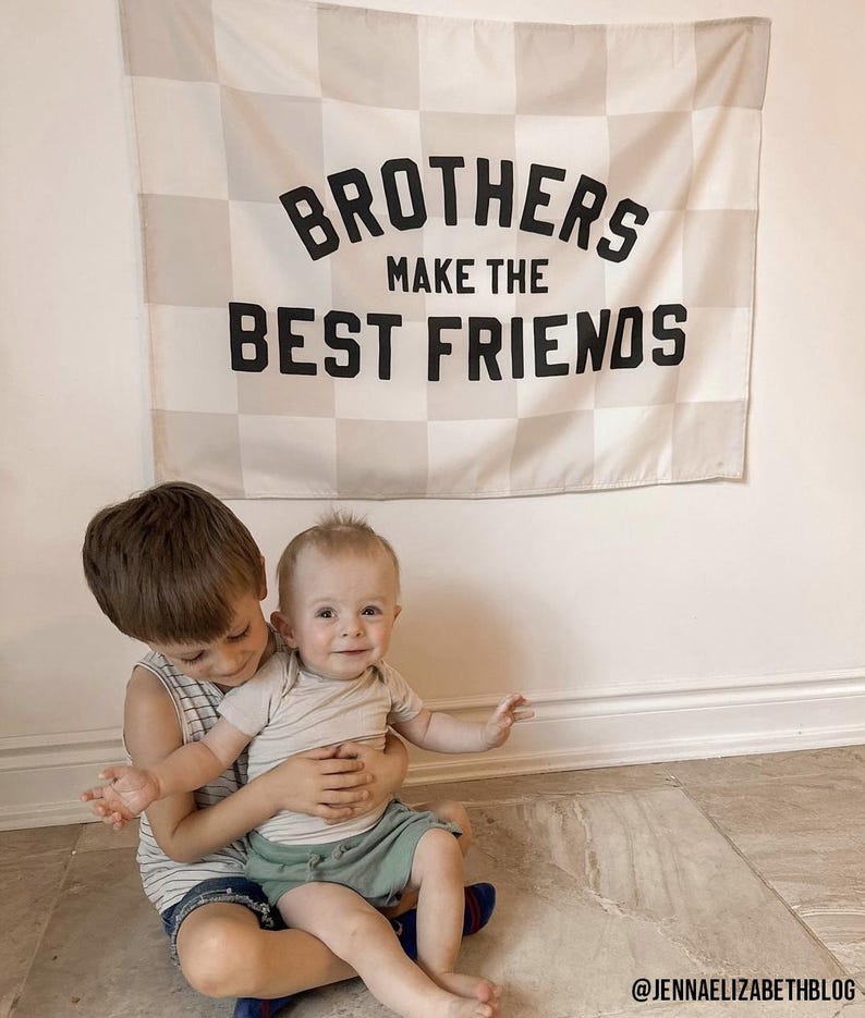 Brothers Make the Best Friends Banner | Brotherhood Fabric Tapestry ...