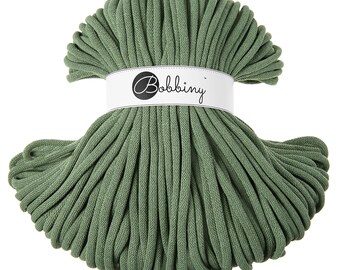 Bobbiny Eucalyptus 9mm Braided Cord (108 yards) / Jumbo Yarn / Crochet