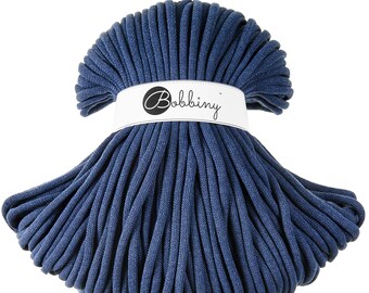 Bobbiny Jeans 9mm Braided Cord (108 yards) / Jumbo Yarn / Crochet