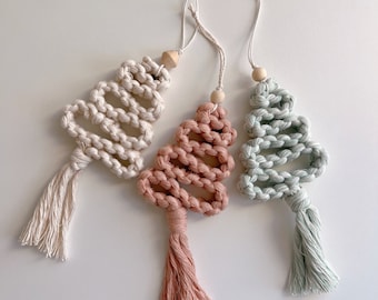 Makramee Baumschmuck Anleitung / Video Anleitung / Basteln zu Hause