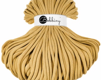 Bobbiny Honey 9mm Braided Cord (108 yards)