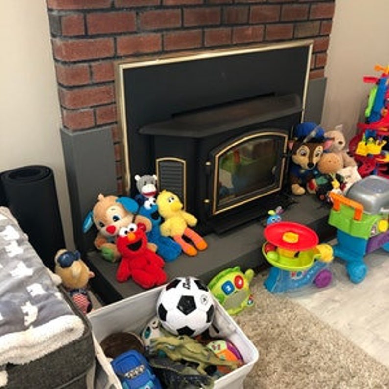 Baby Proof Fireplace Safety Cover Foam Hearth Guard Bumper Pad Etsy