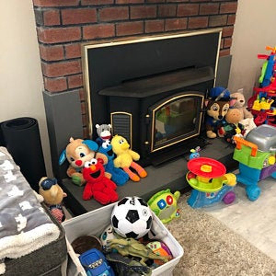 Baby Proof Fireplace Safety Cover Foam Hearth Guard Bumper Pad Etsy