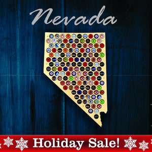 Nevada Bierdeckel Landkarte — Bierdeckelhalter Bierdeckel Display Geschenk für Ihn Hochzeitsgeschenk Vatertag Geburtstag Einzigartiges Weihnachtsgeschenk