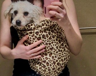 Puppy Sling Carrier Small Dog, Puppy, Cat, Kitten or Bunny