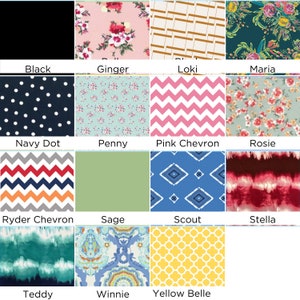 a bunch of different types of fabric