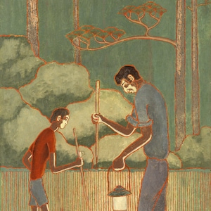 The Flounderers by James McConnell Anderson of Shearwater Pottery