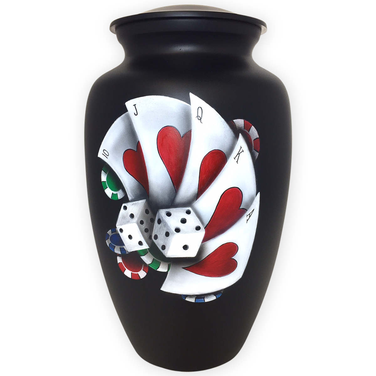 Poker Cremation Urn Cards Cremation Urn Gambler Cremation Etsy