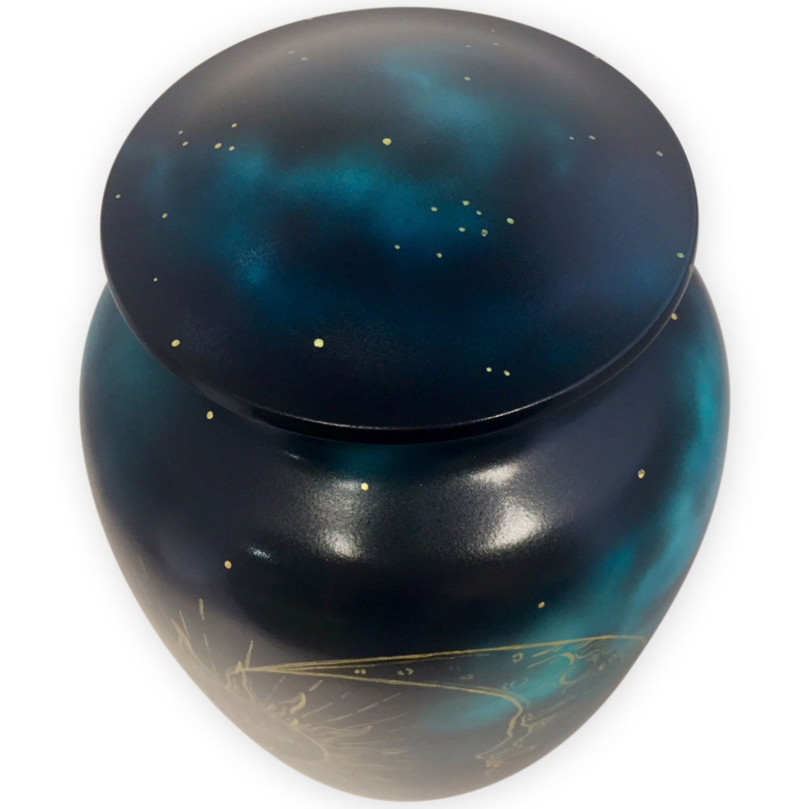 Sun and Moon Cremation Urn Celestial Cremation Urn Hand Etsy