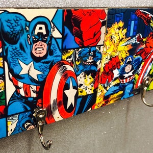 Super hero decor - super hero birthday - super heros - kids room decor - kids towel racks - kids towel holders - kids bathroom decor - Boys